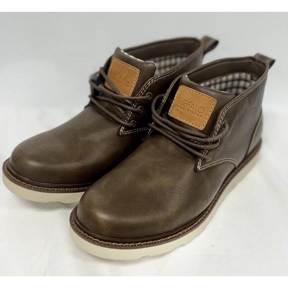 Buffalo David Bitton Men’s Size 10.5 Metcalf Boots – Brown, Memory Foam - Picture 1 of 8